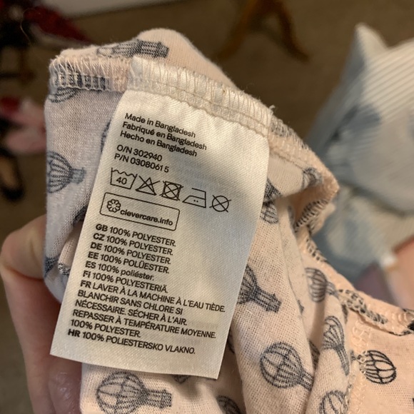 H&M Pink Parachute (Hot Air Balloon?) Print Blouse - Picture 6 of 6